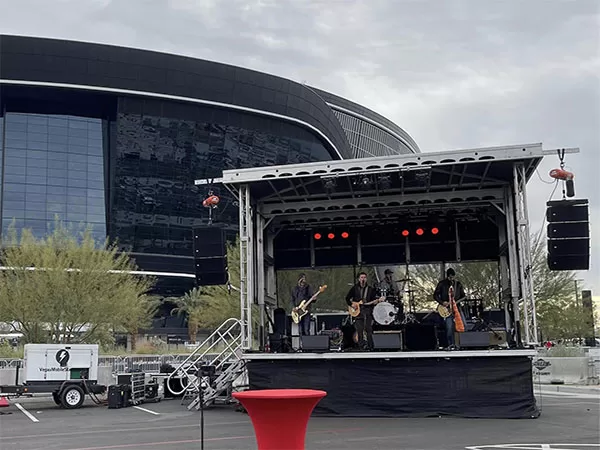 Mobile Stage Setup